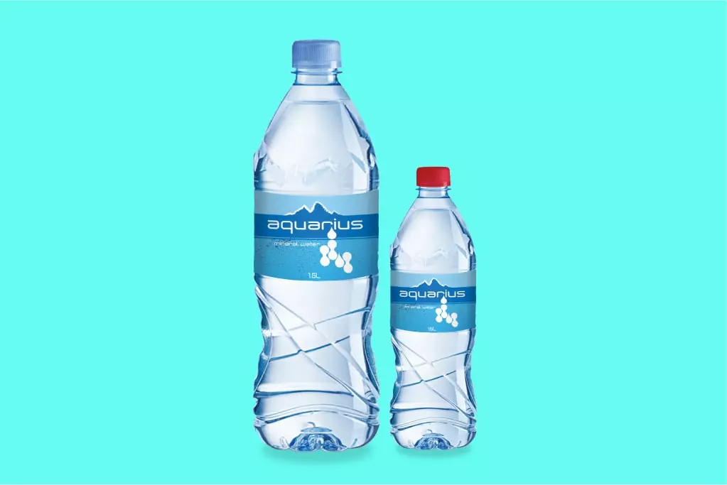 water bottle labels